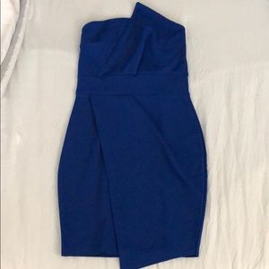 Boohoo Petite Strapless Mini Dress